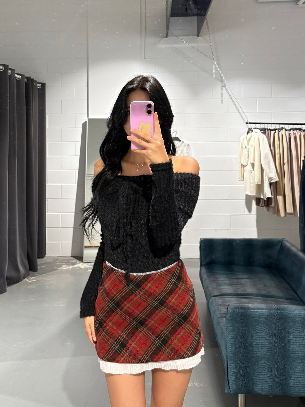 Maru FW Check Skirt