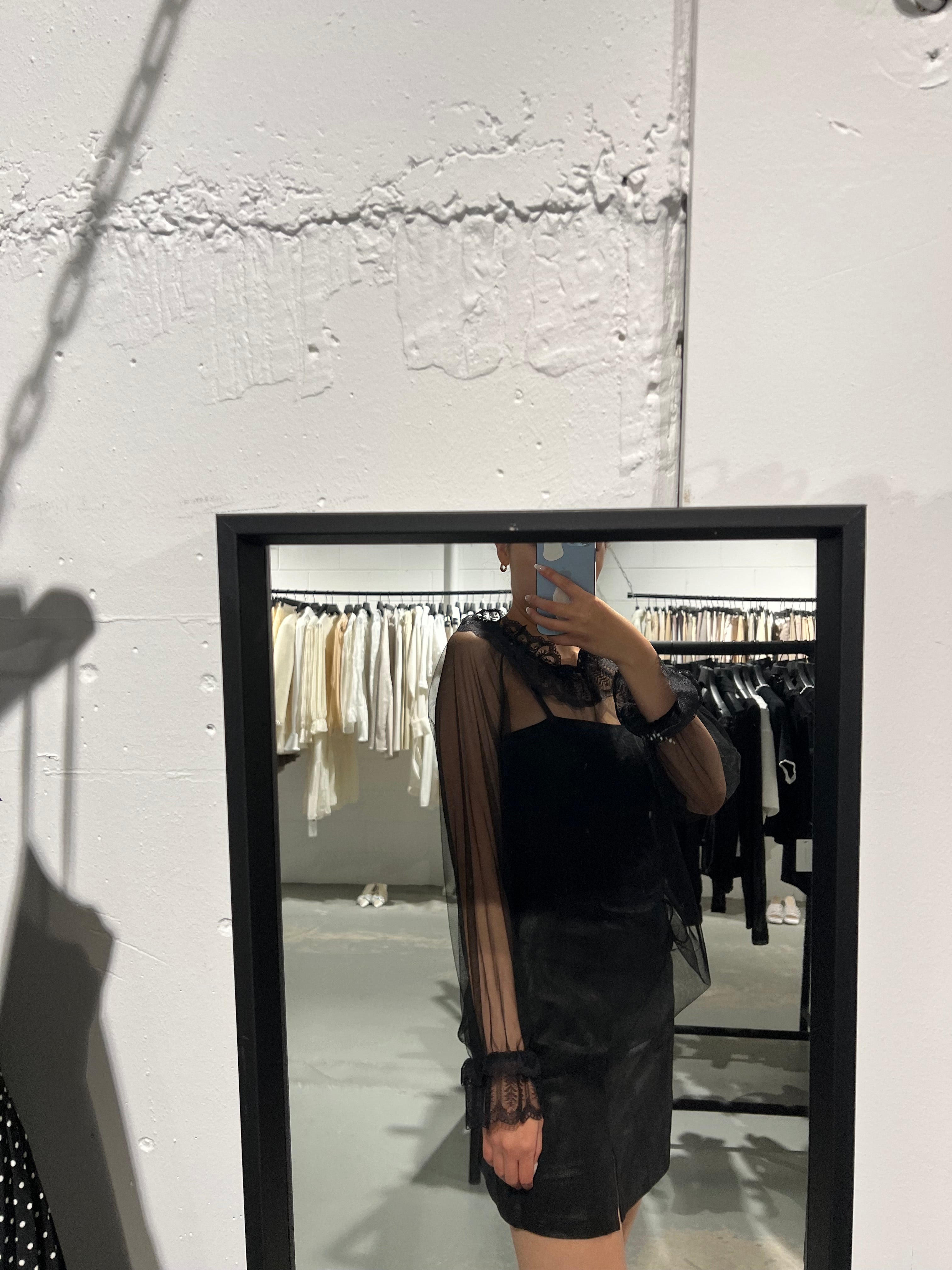 Mash Lace Ruffle Top