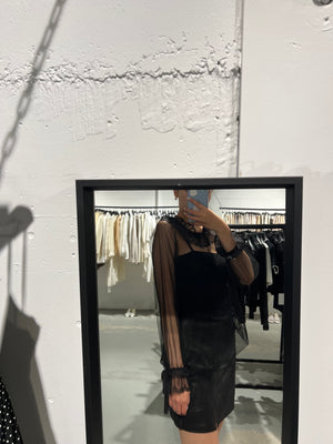 Mash Lace Ruffle Top