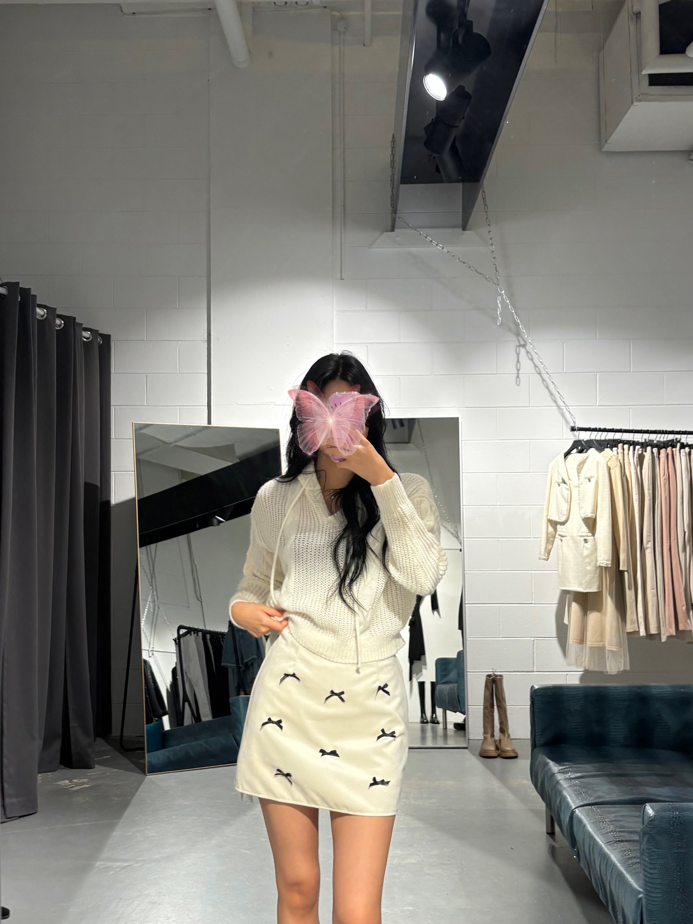 Lucky Melon Cable Knit Hoodies