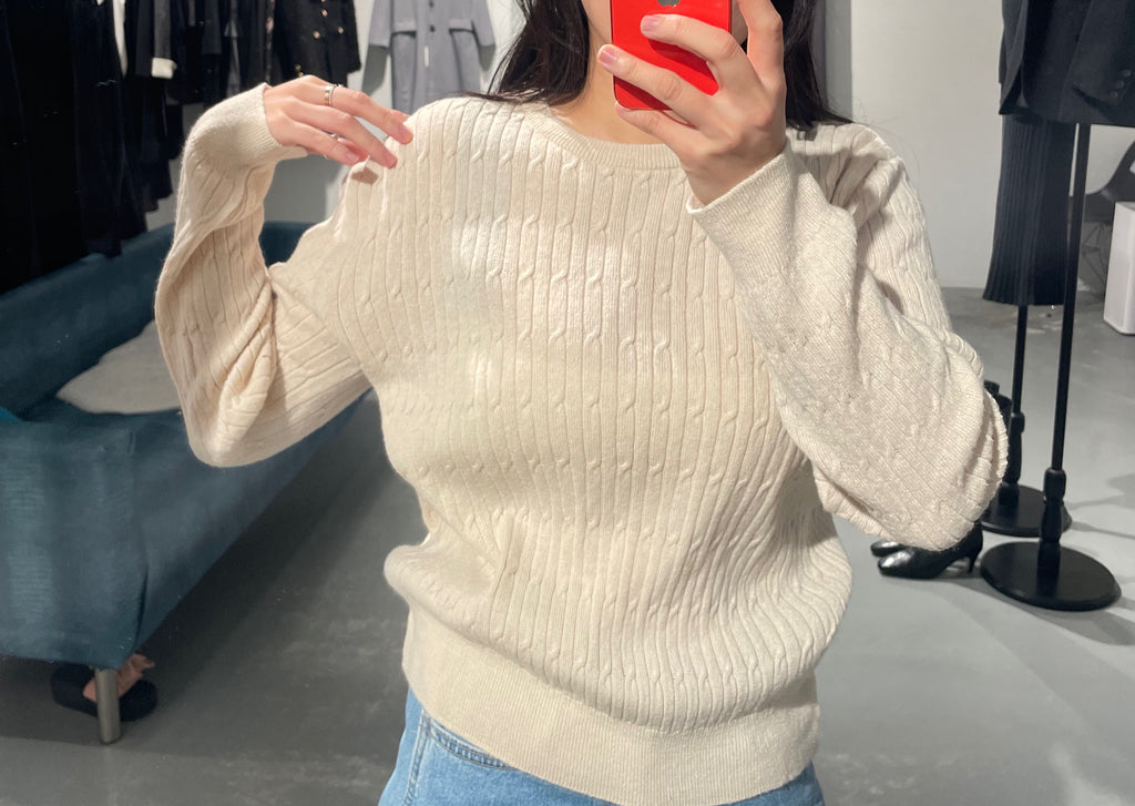 Pure Spring Cable Knit