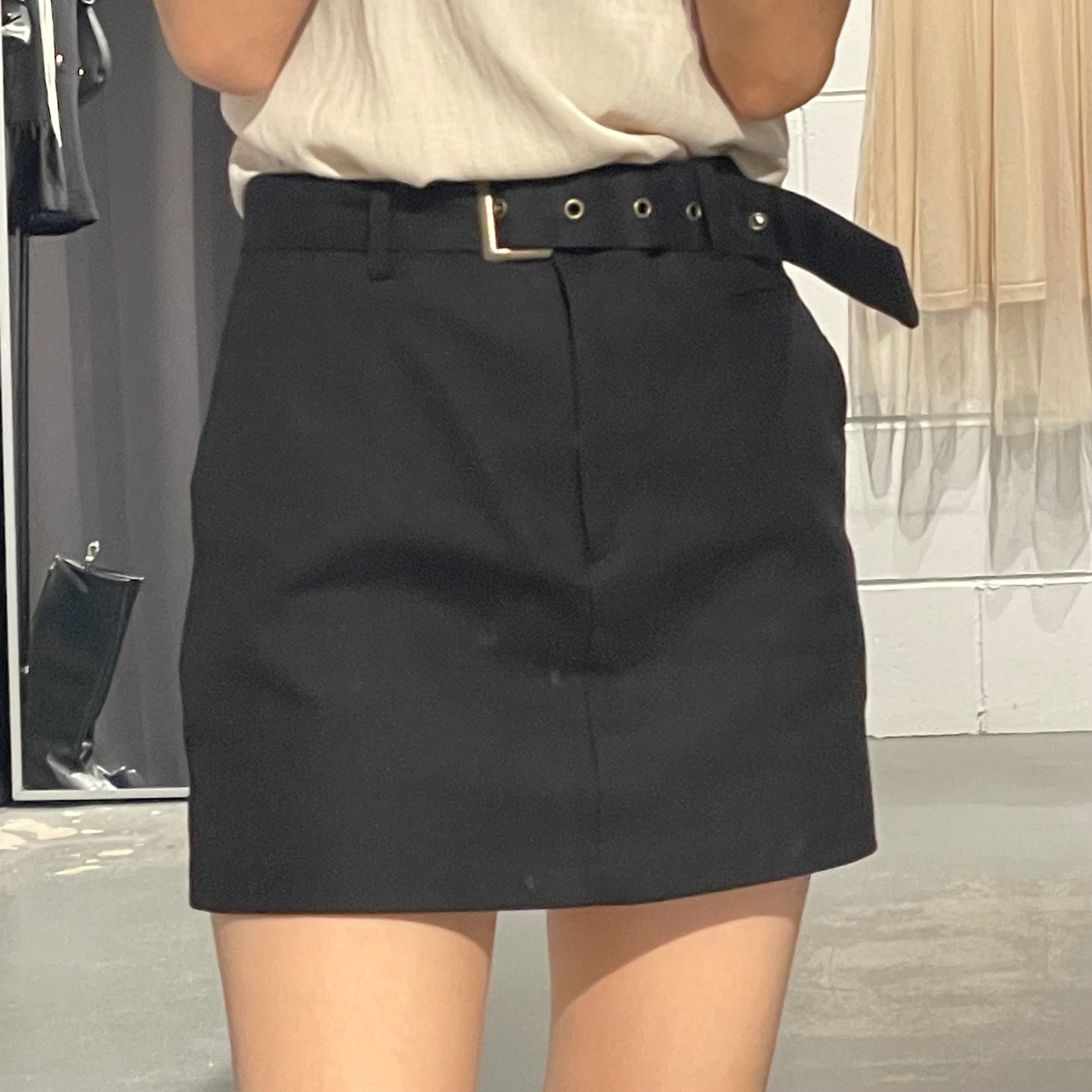 Lilibet Punching Belt Skirt