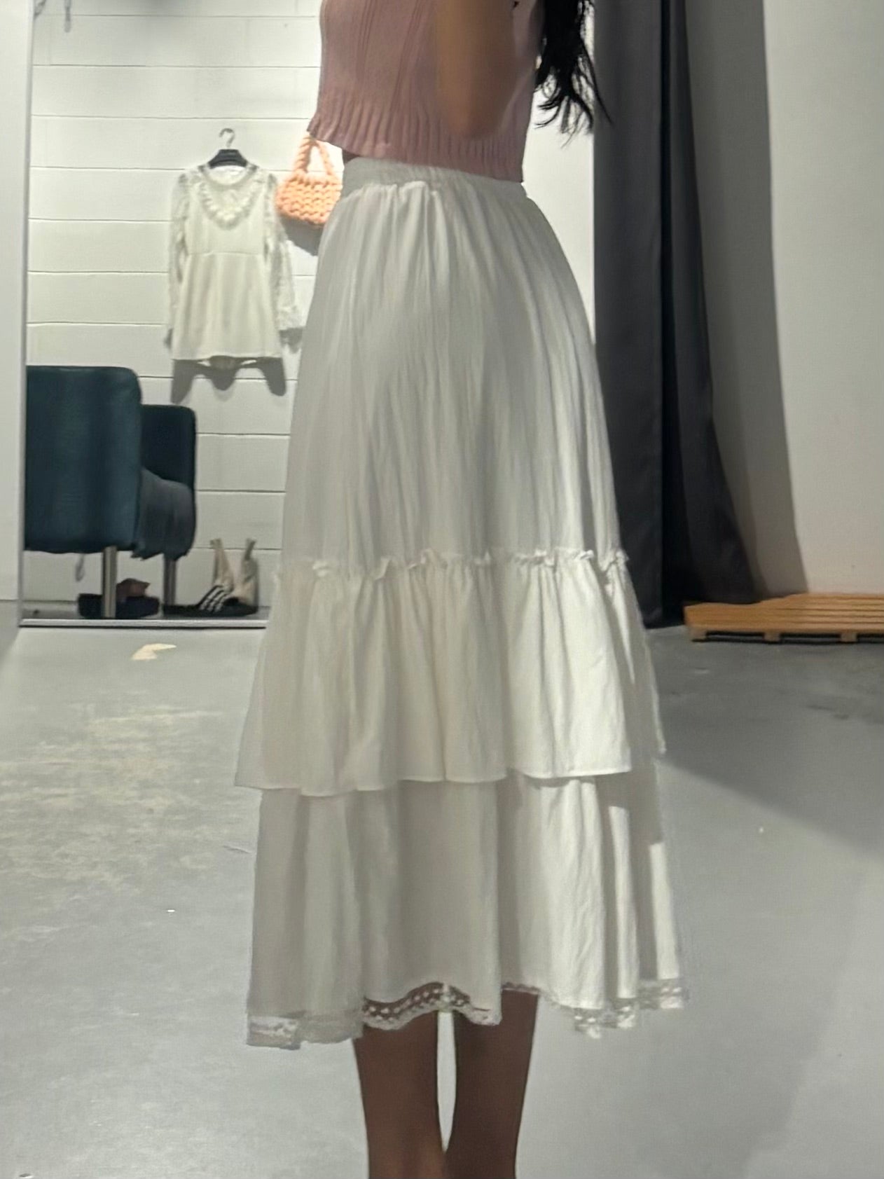 Carrot Clain Long Skirt