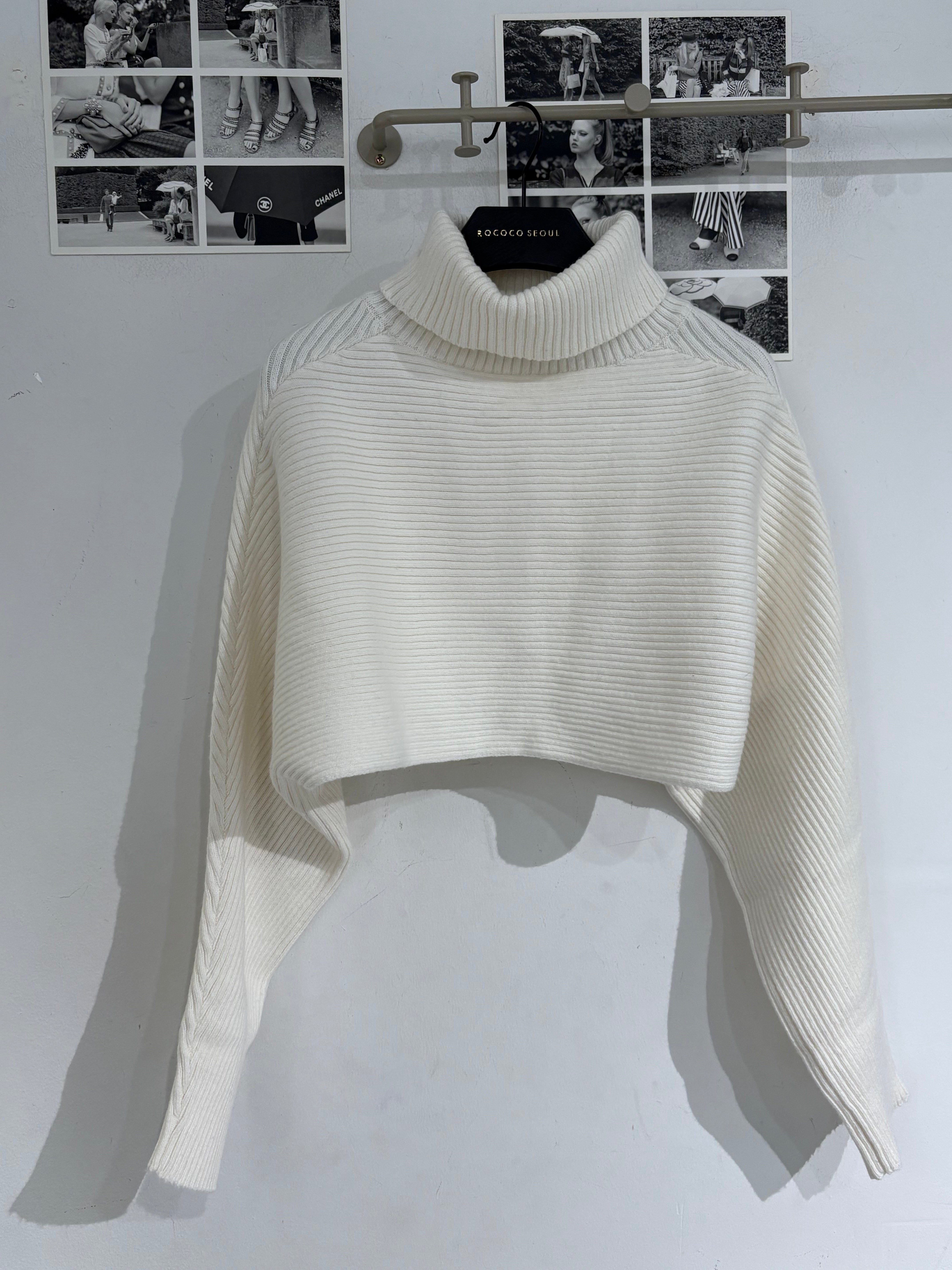 IfYou Wool Turtle Crop Knit