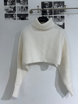 IfYou Wool Turtle Crop Knit