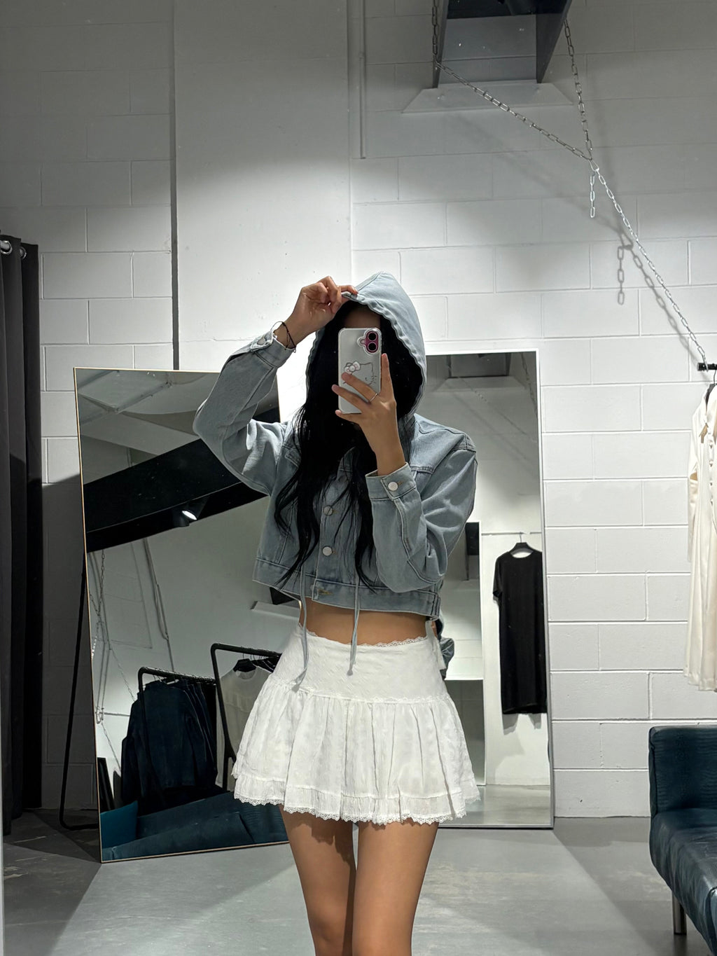 Jully Denim Hoodie Jacket