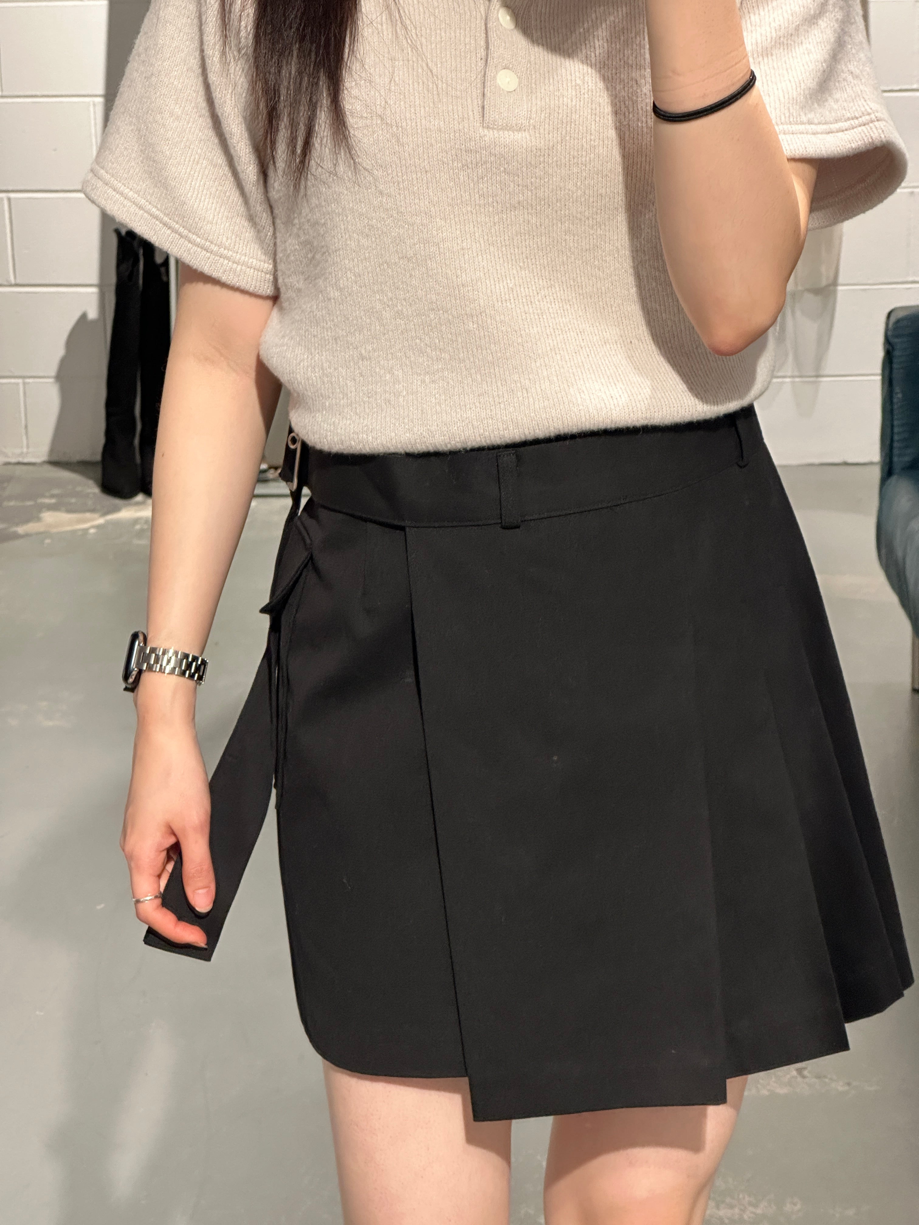 Arvo Wrap Mini Skirt