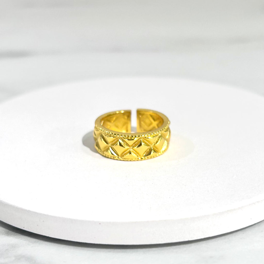 Quilt Ring (925 Silver)