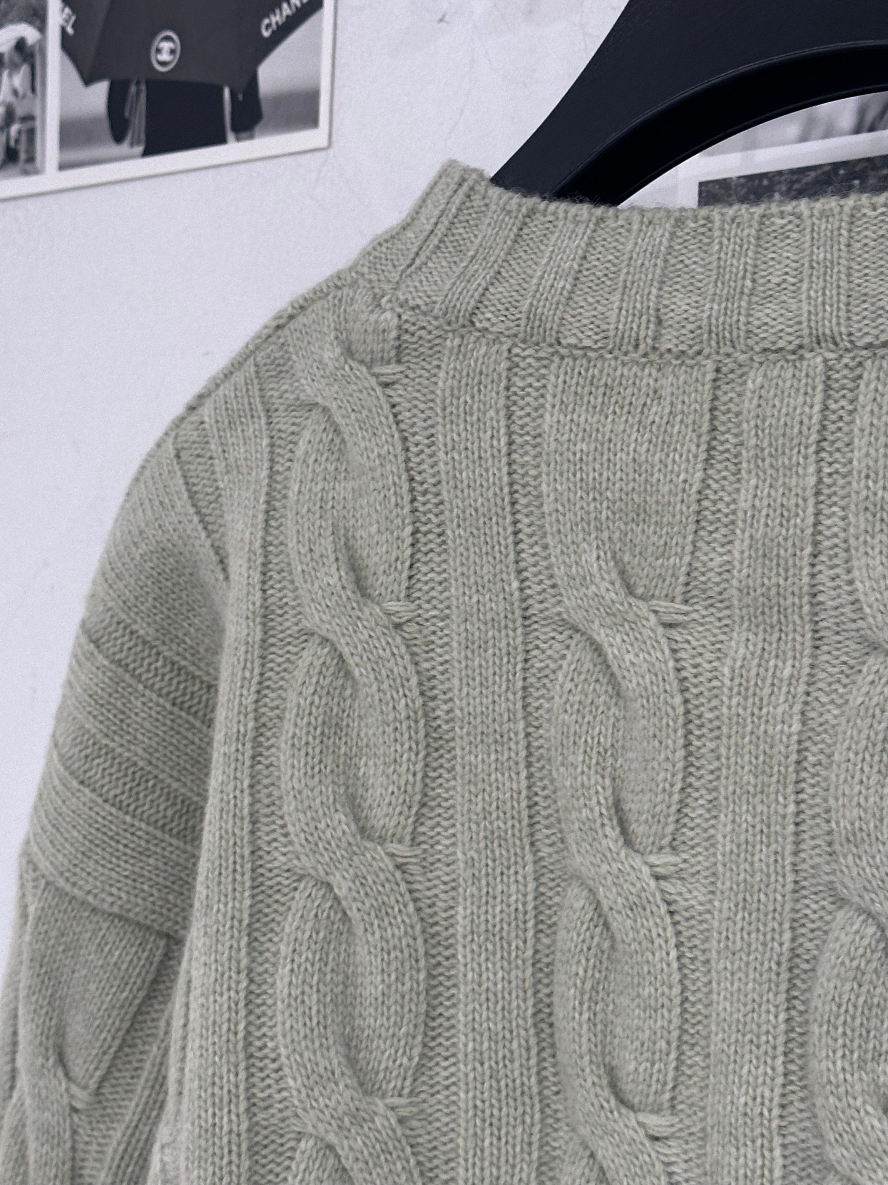 Blackpom Merino Crop Knit