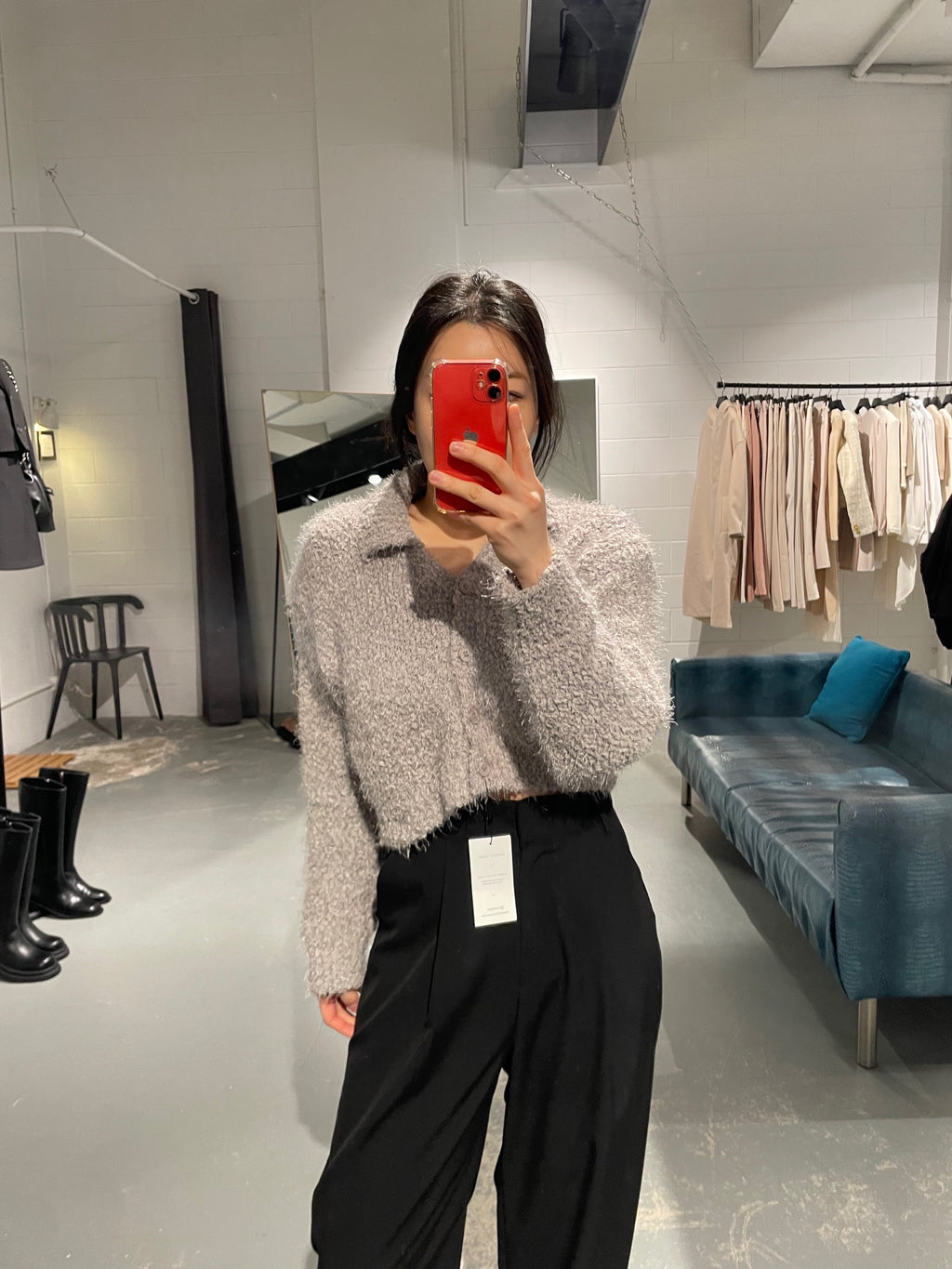 Bebe Poodle Cardigan