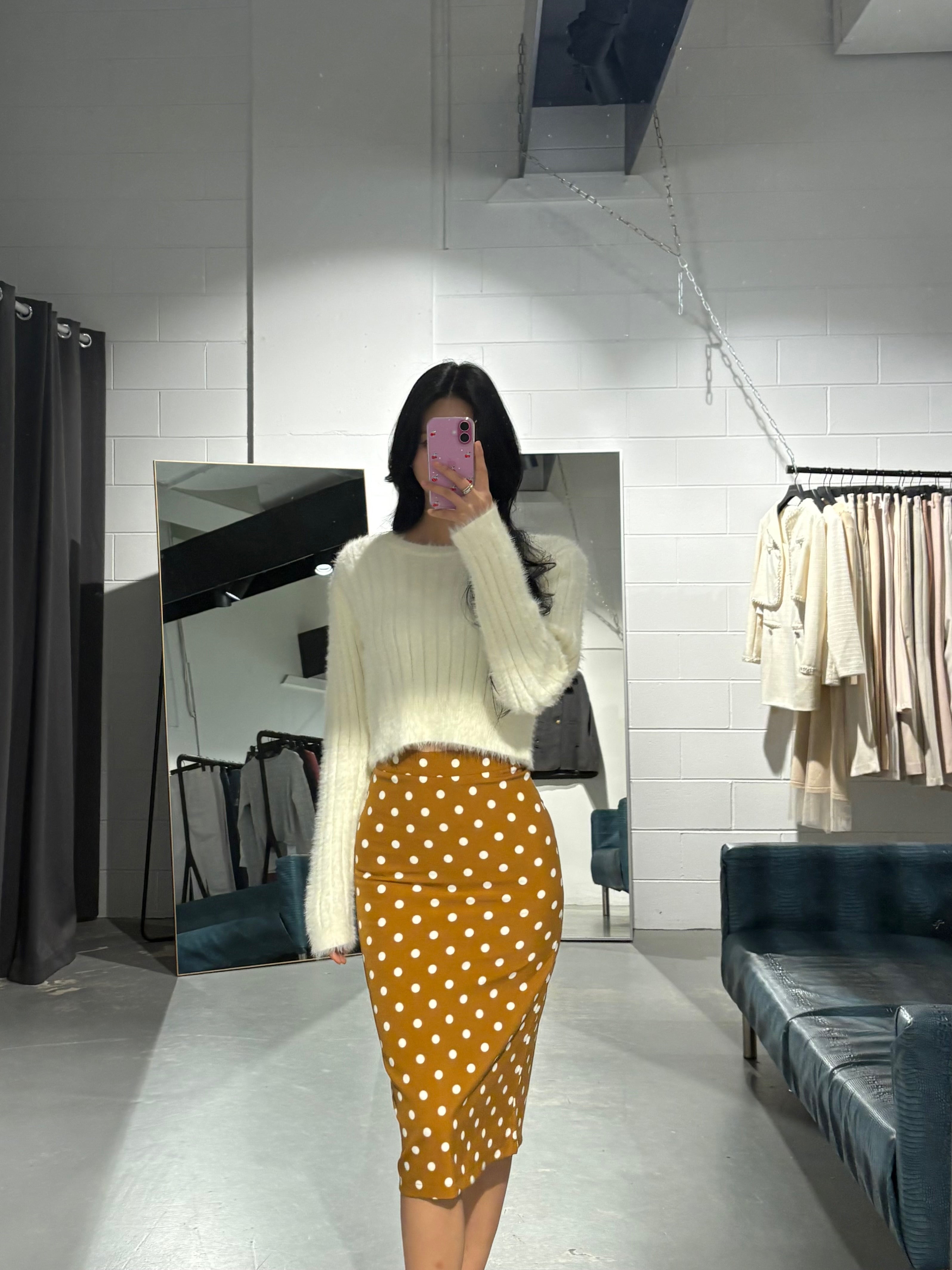 Xi Dot Long Skirt