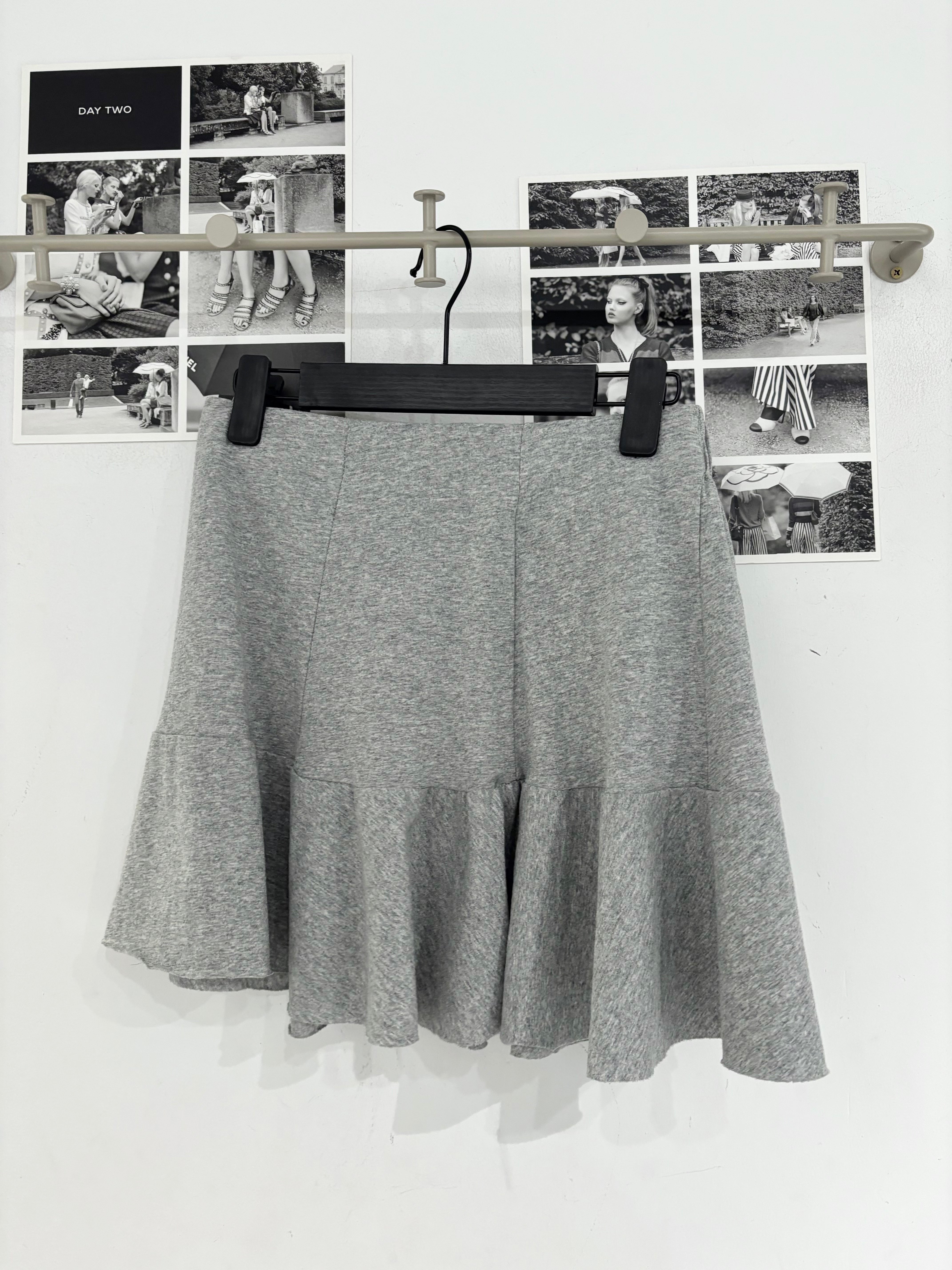 Cotton Easy Flared Skirt