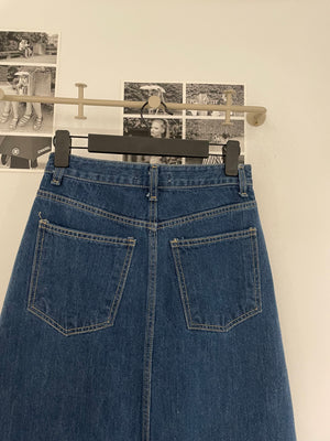 Grove Slit Denim Skirt