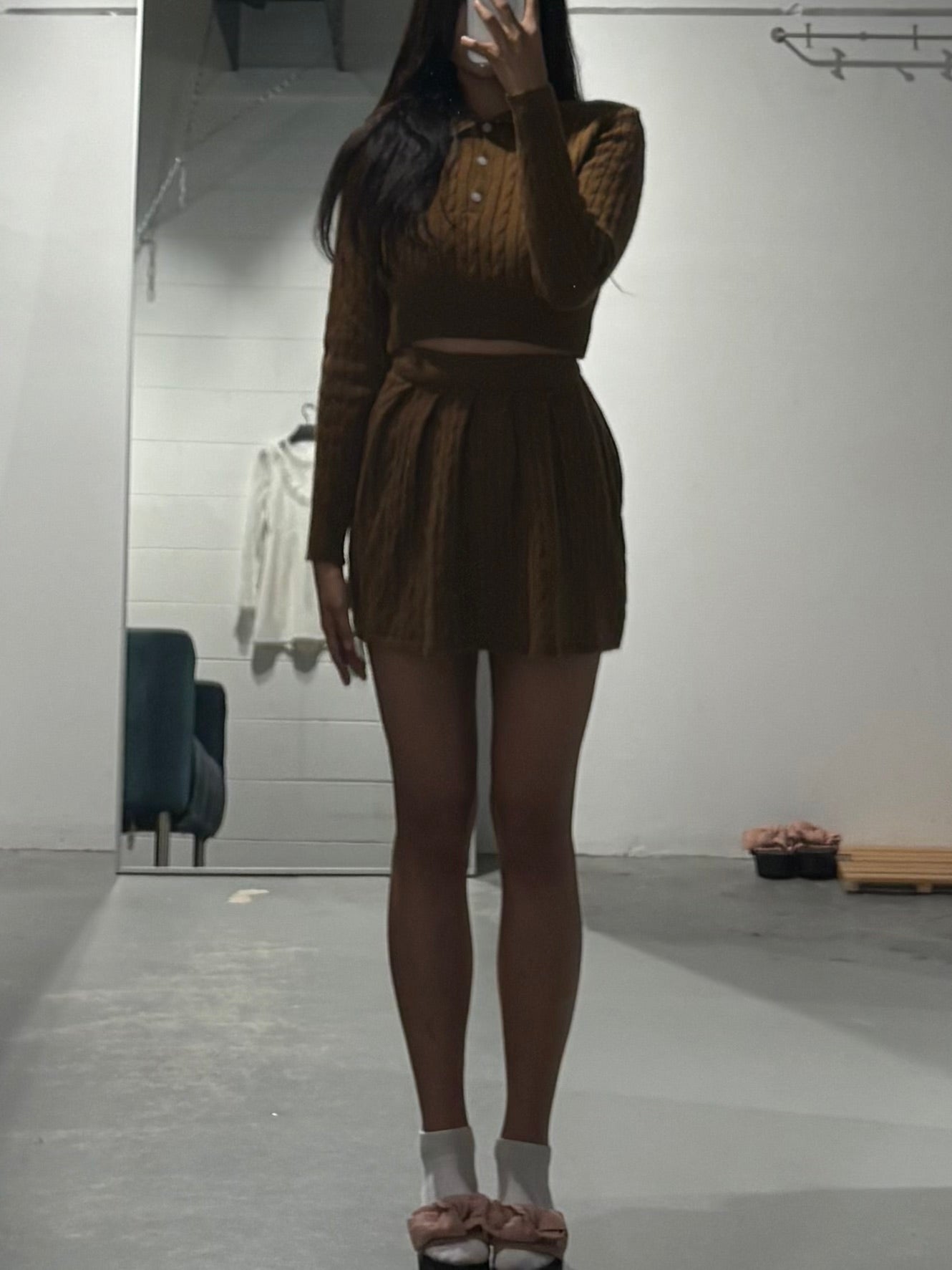 Girls Dail Knit Skirt
