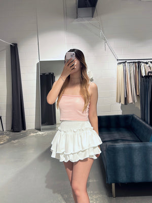 Pink Stripe Knit Cami