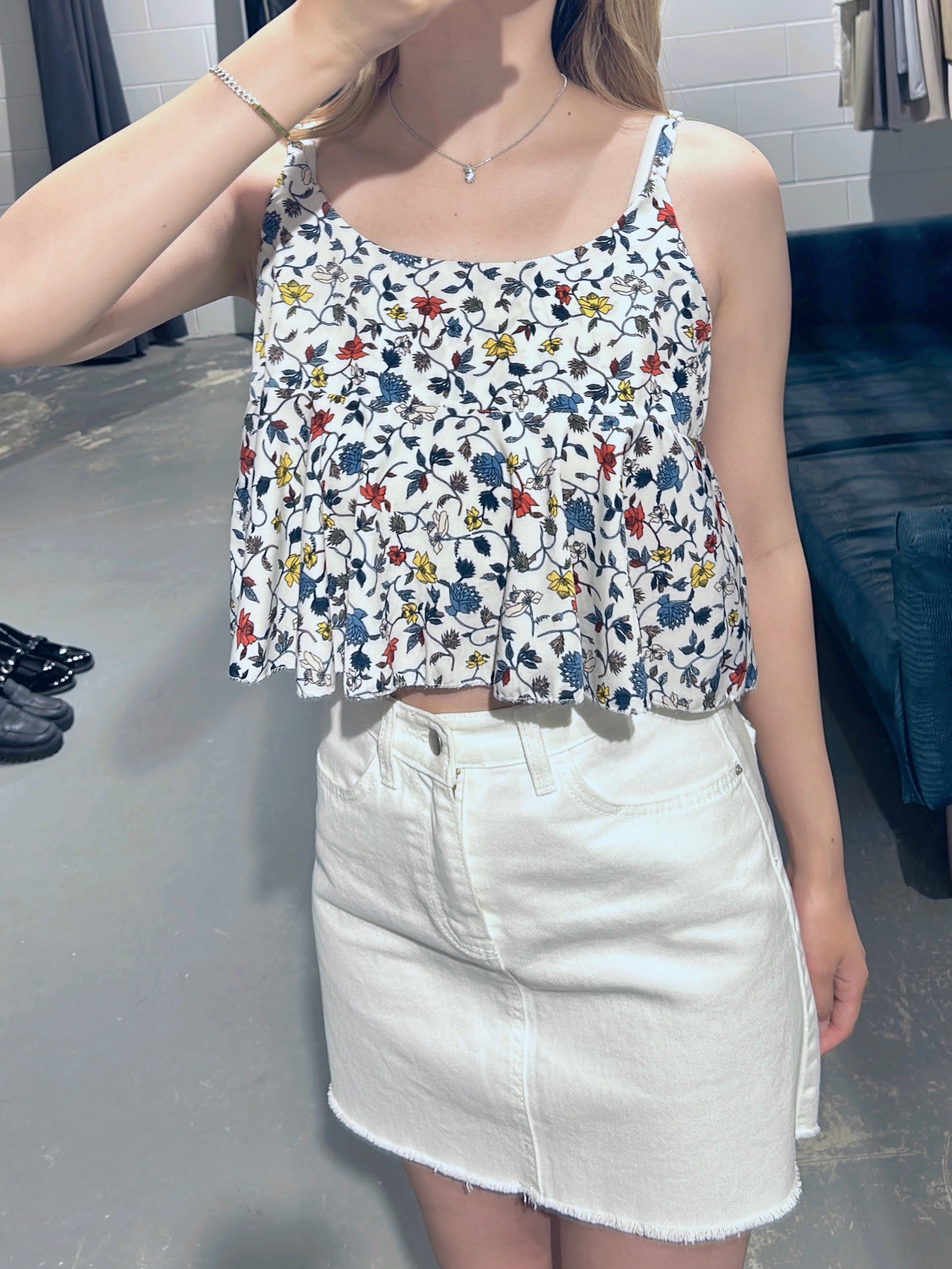 Stitch Floral Cami