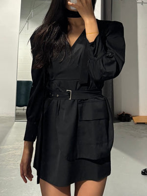 Nonon Wrap Buckle Dress