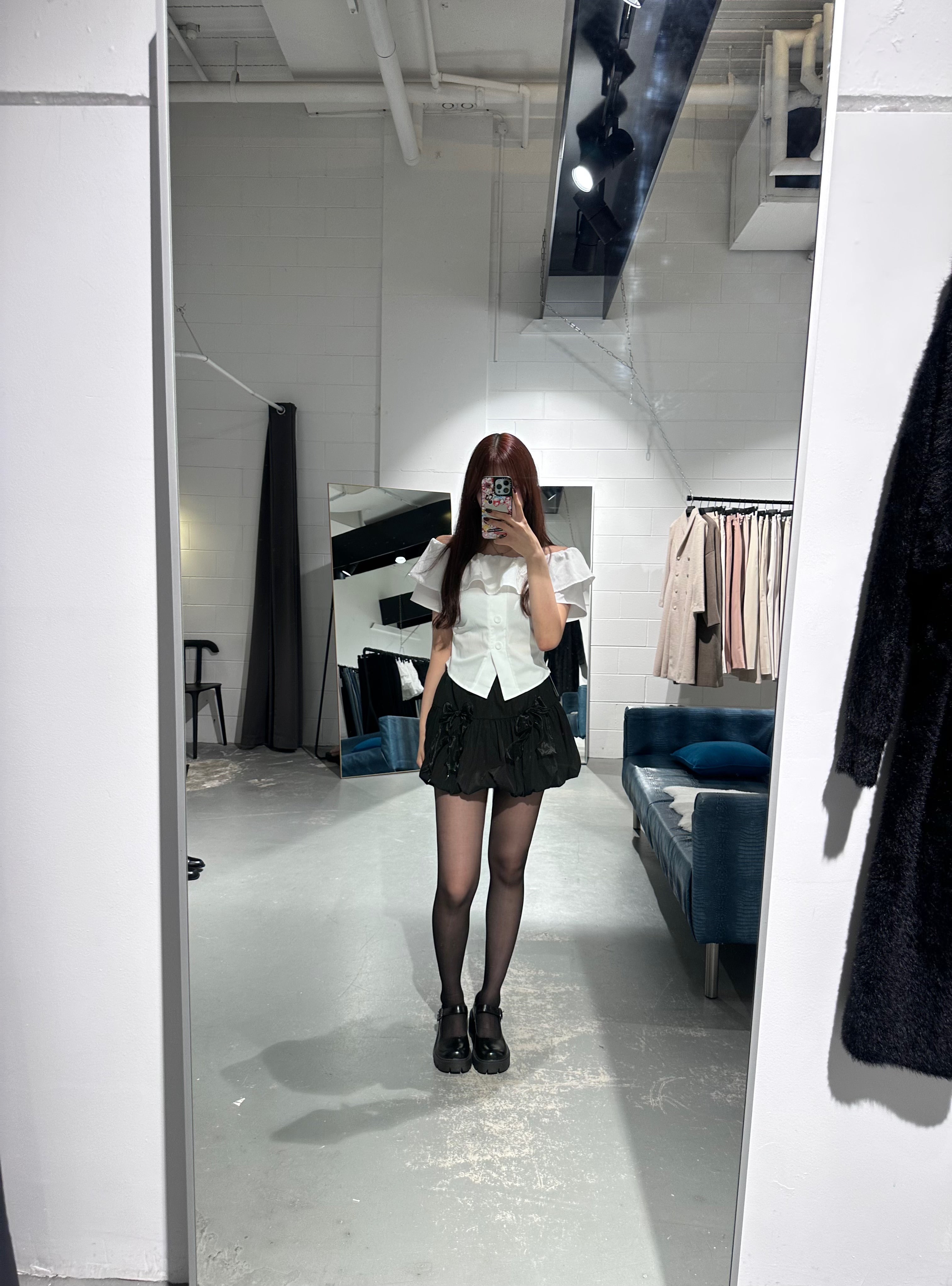 Balloon Chiffon Ribbon Skirt