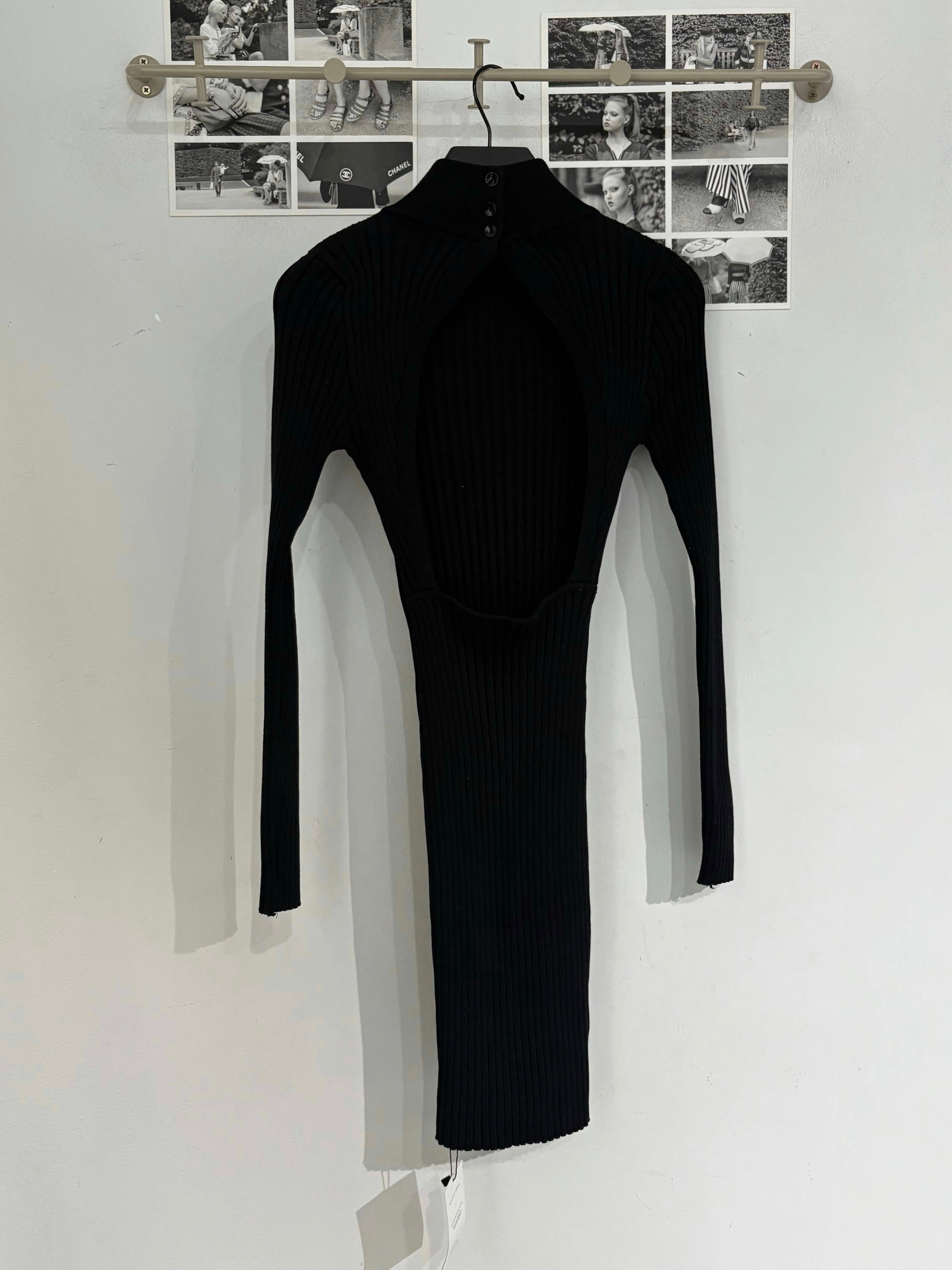 Glam Back Open Dress