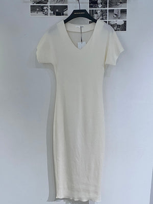 AMOEBA V-neck Knit Dress