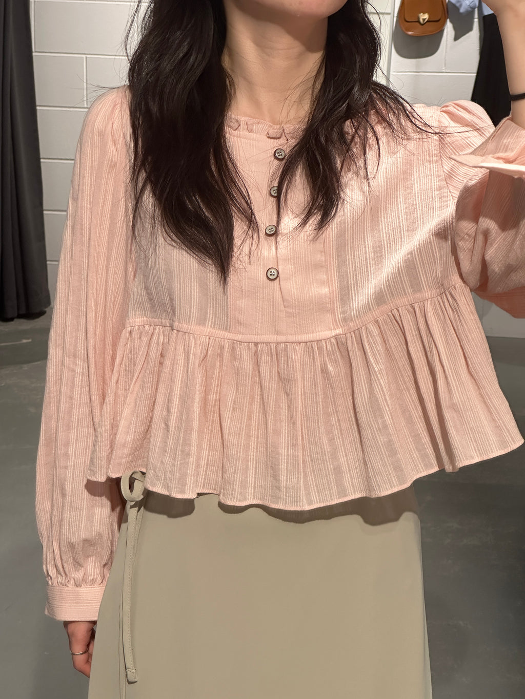 Perimi Pink Linene Blouse