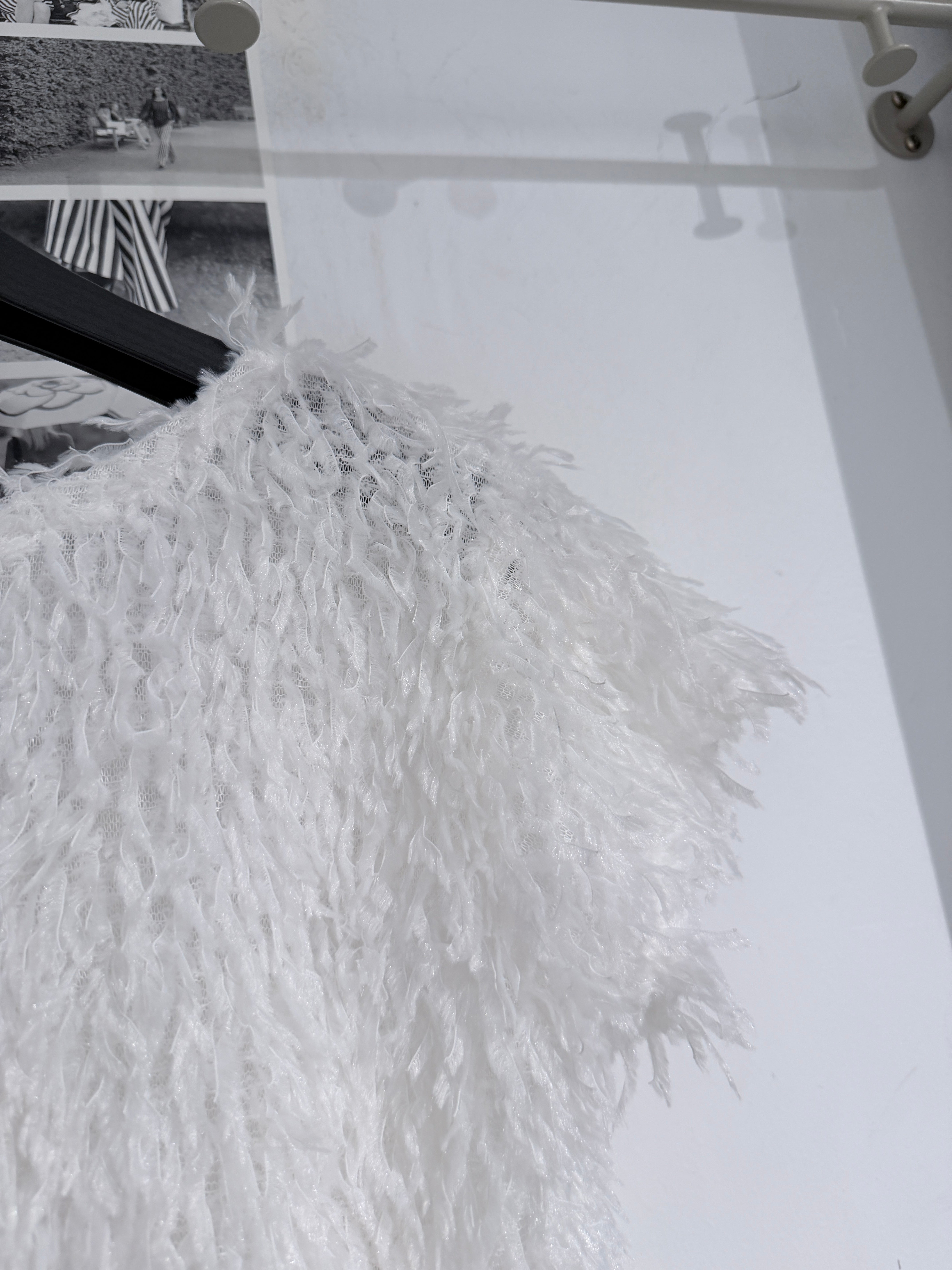 Covent Feather Vest Cardigan