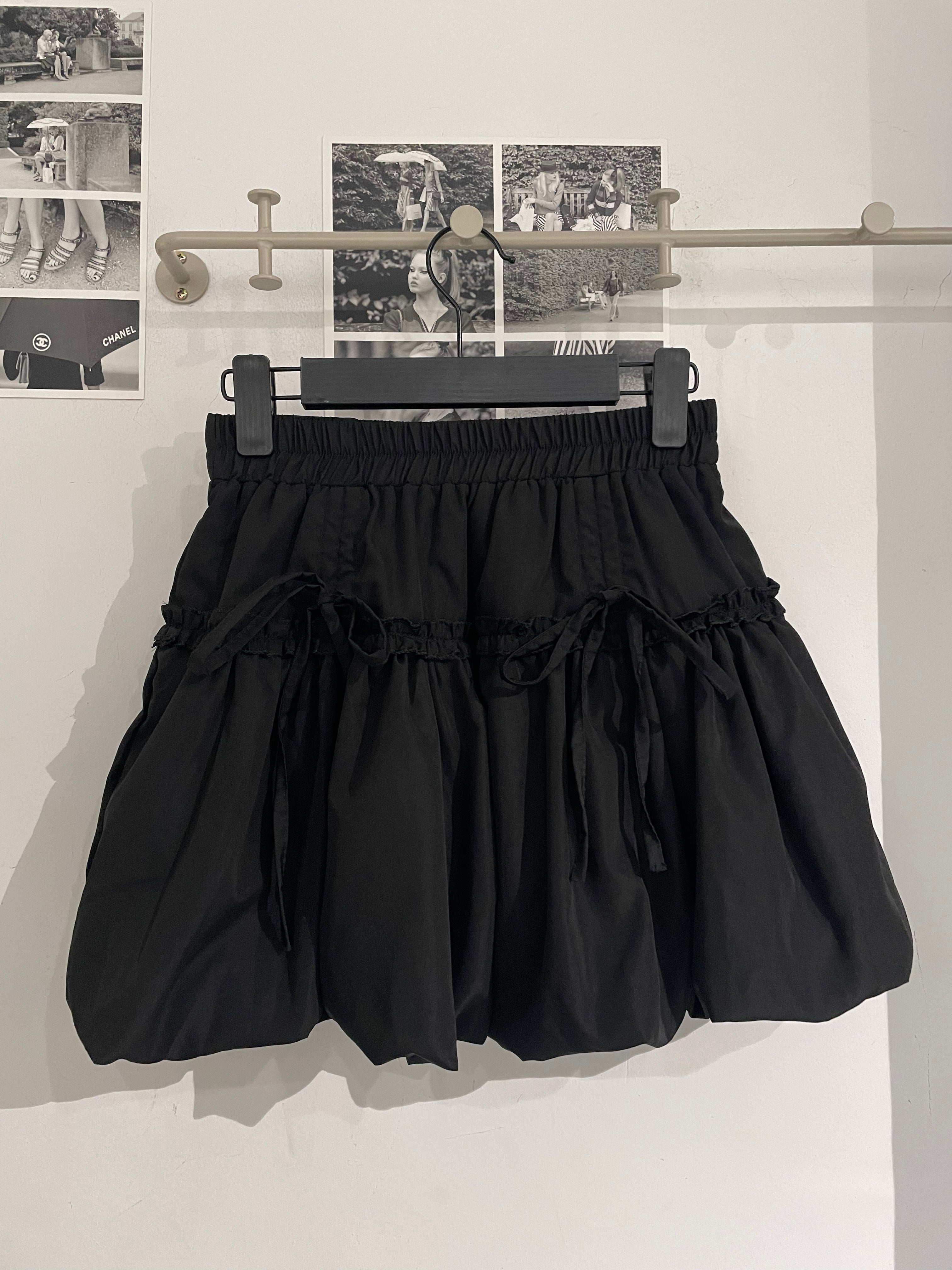 Carrot Frill Ribbon Balloon Skirt