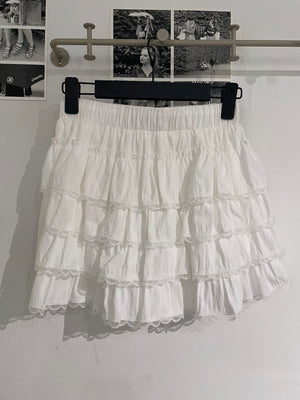Frill Lace Layered Skirt