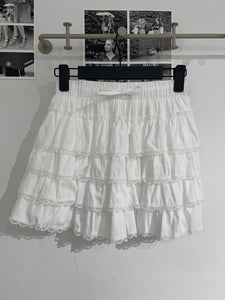 Frill Lace Layered Skirt