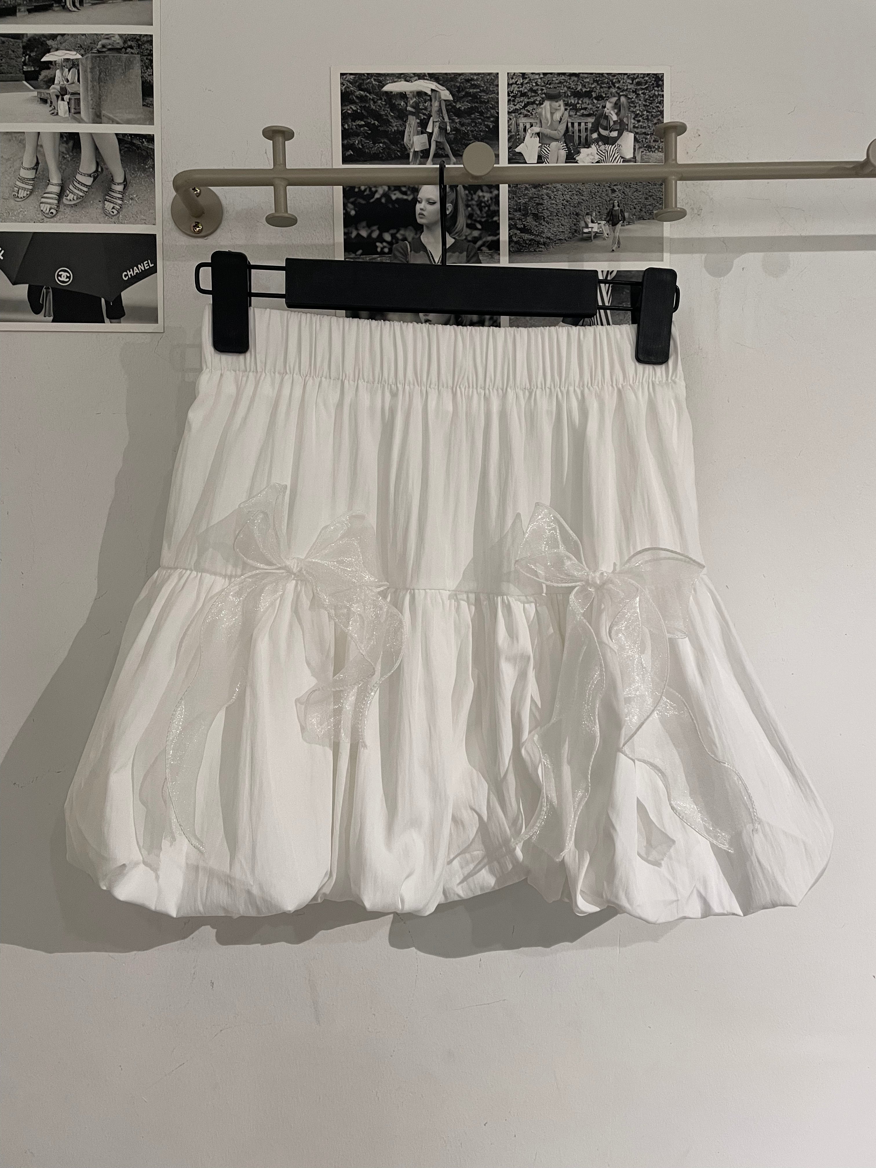 Balloon Chiffon Ribbon Skirt