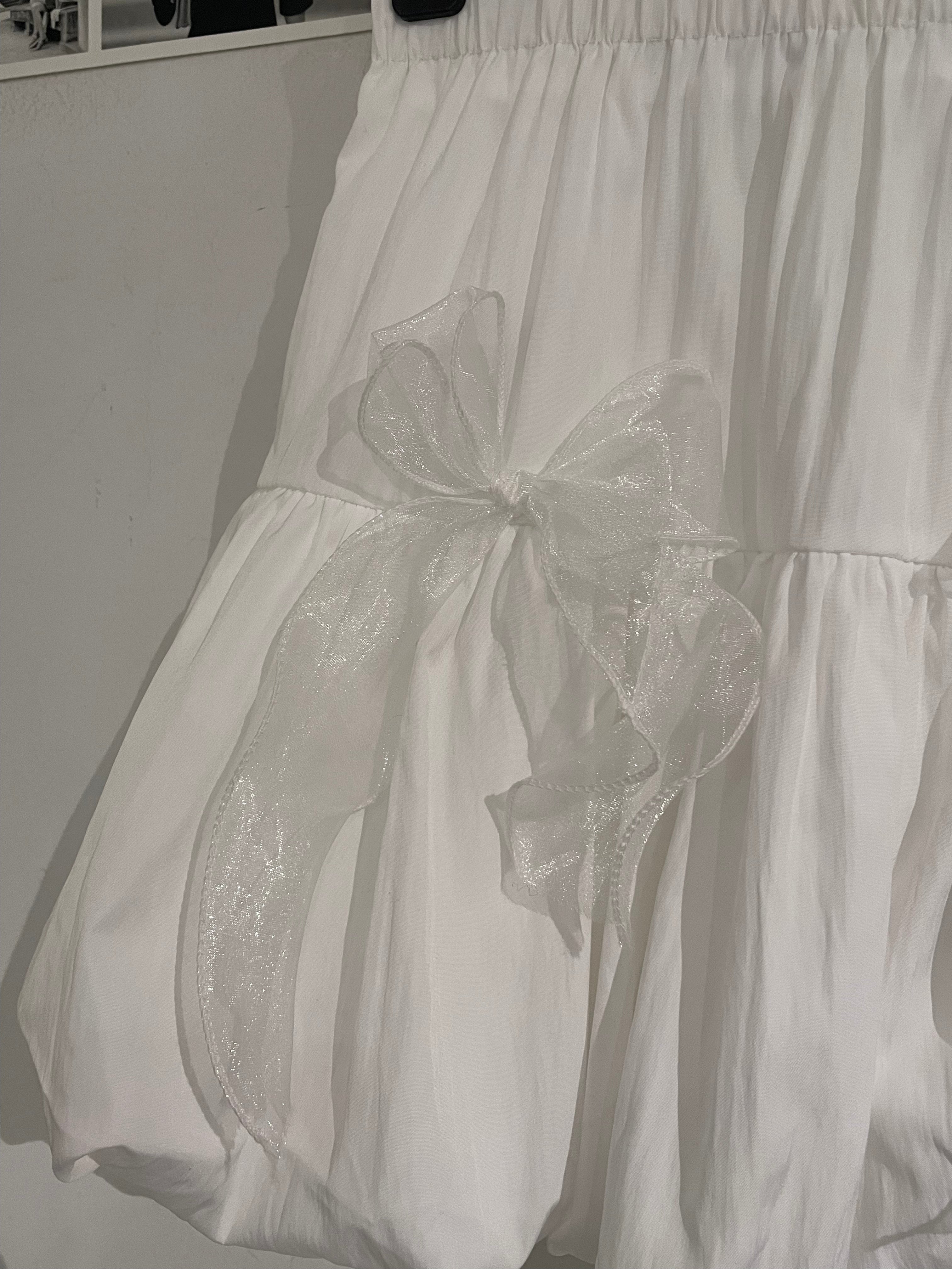 Balloon Chiffon Ribbon Skirt