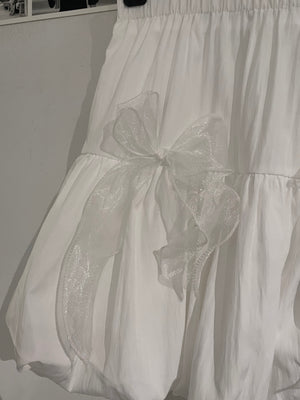 Balloon Chiffon Ribbon Skirt