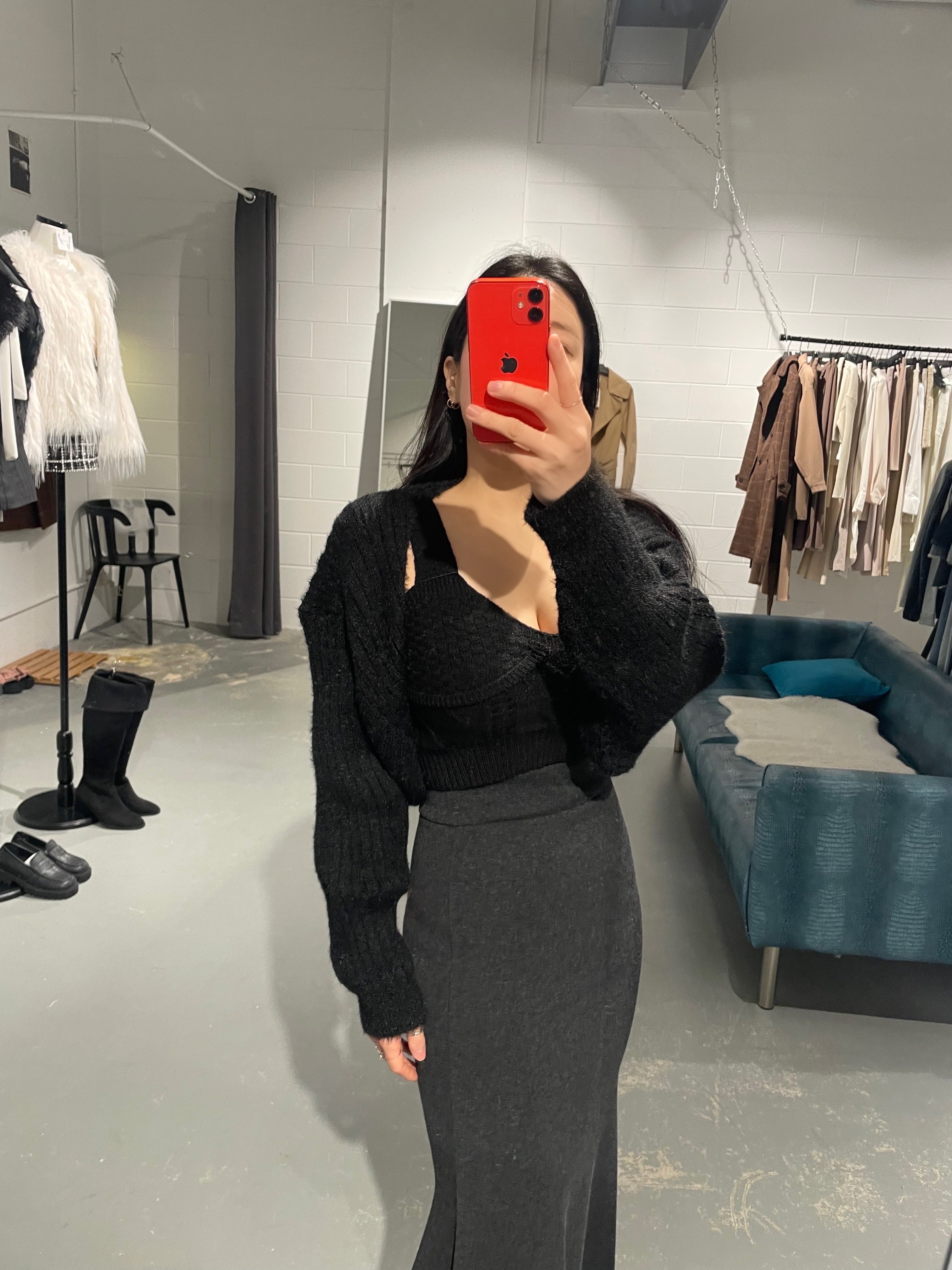 Dodori Rib Knit Cardigan