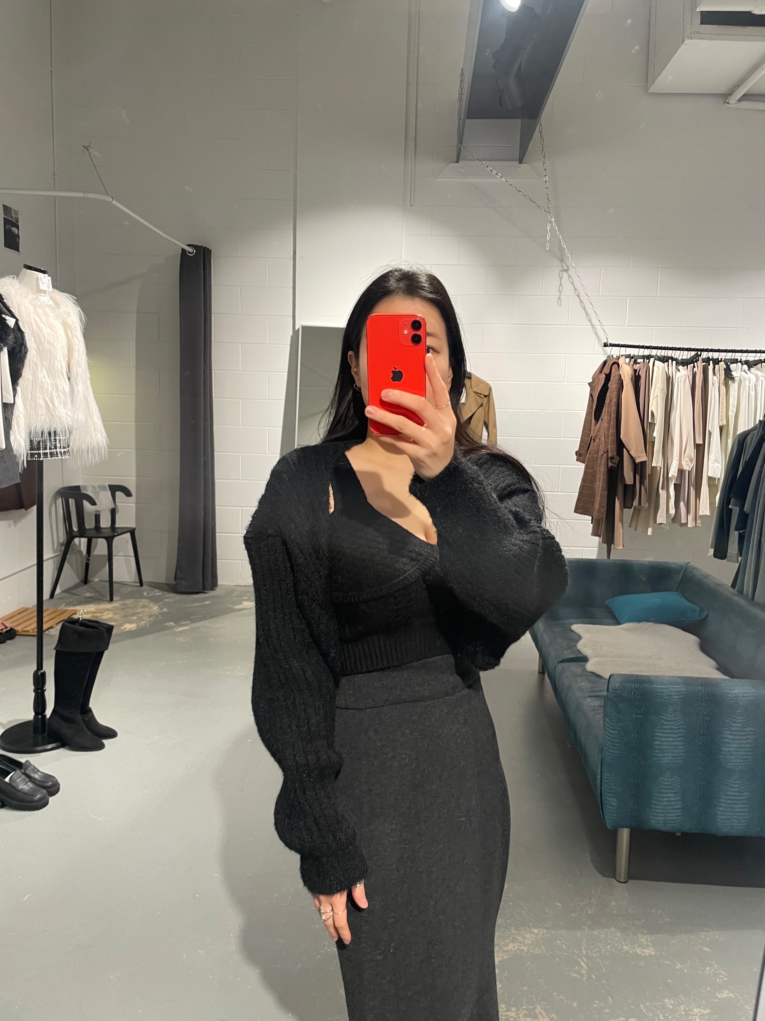 Dodori Rib Knit Cardigan
