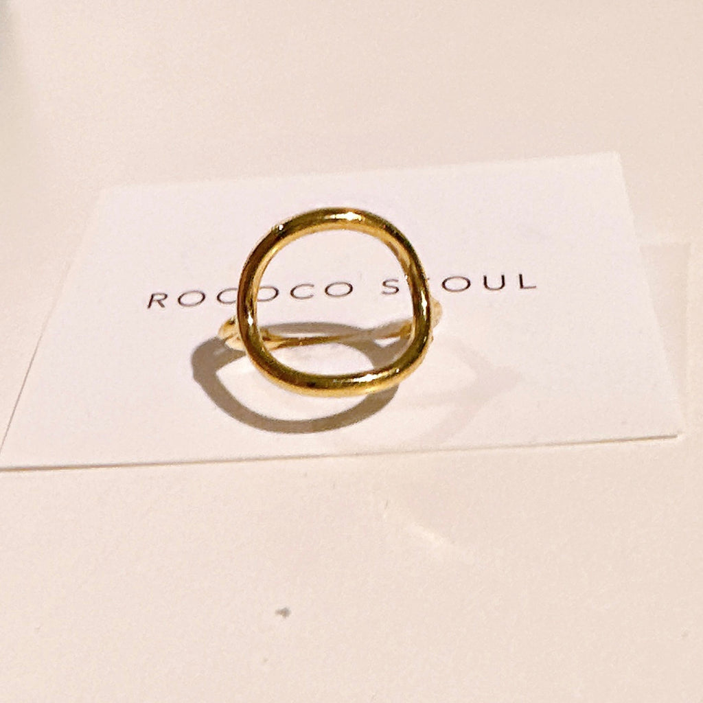 Gold Circle Ring