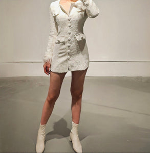 Maximax Spangle Tweed Jacket Dress