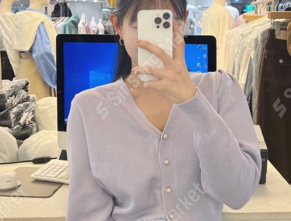 Blackpom Lavender Cardigan