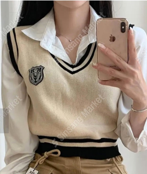 Maru School Layered Top