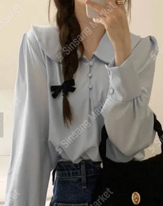 Bboshong Round Collar Blouse