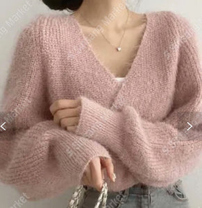 Coco Wrap Feather Knit