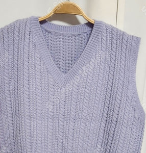 Hit Lilac Knit Vest