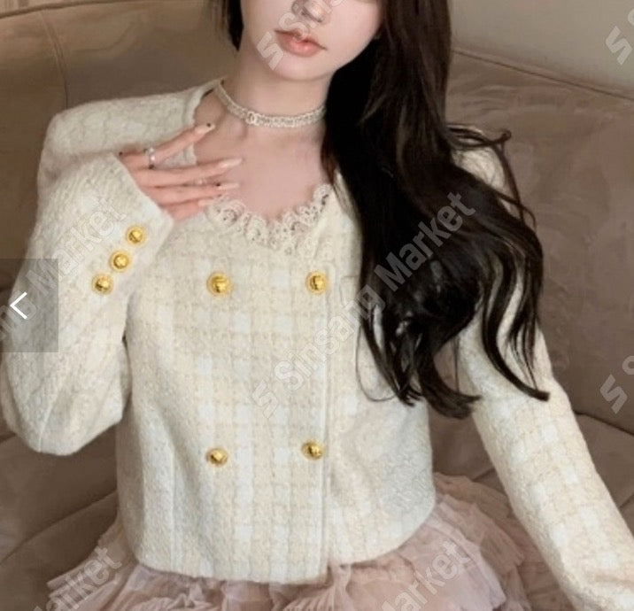 Maximax Lace Tweed Jacket