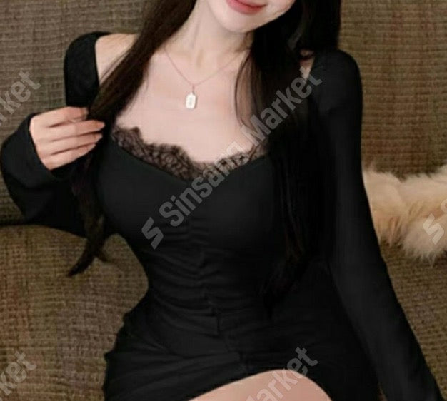 Lucky Ruchel Lace Warm Dress