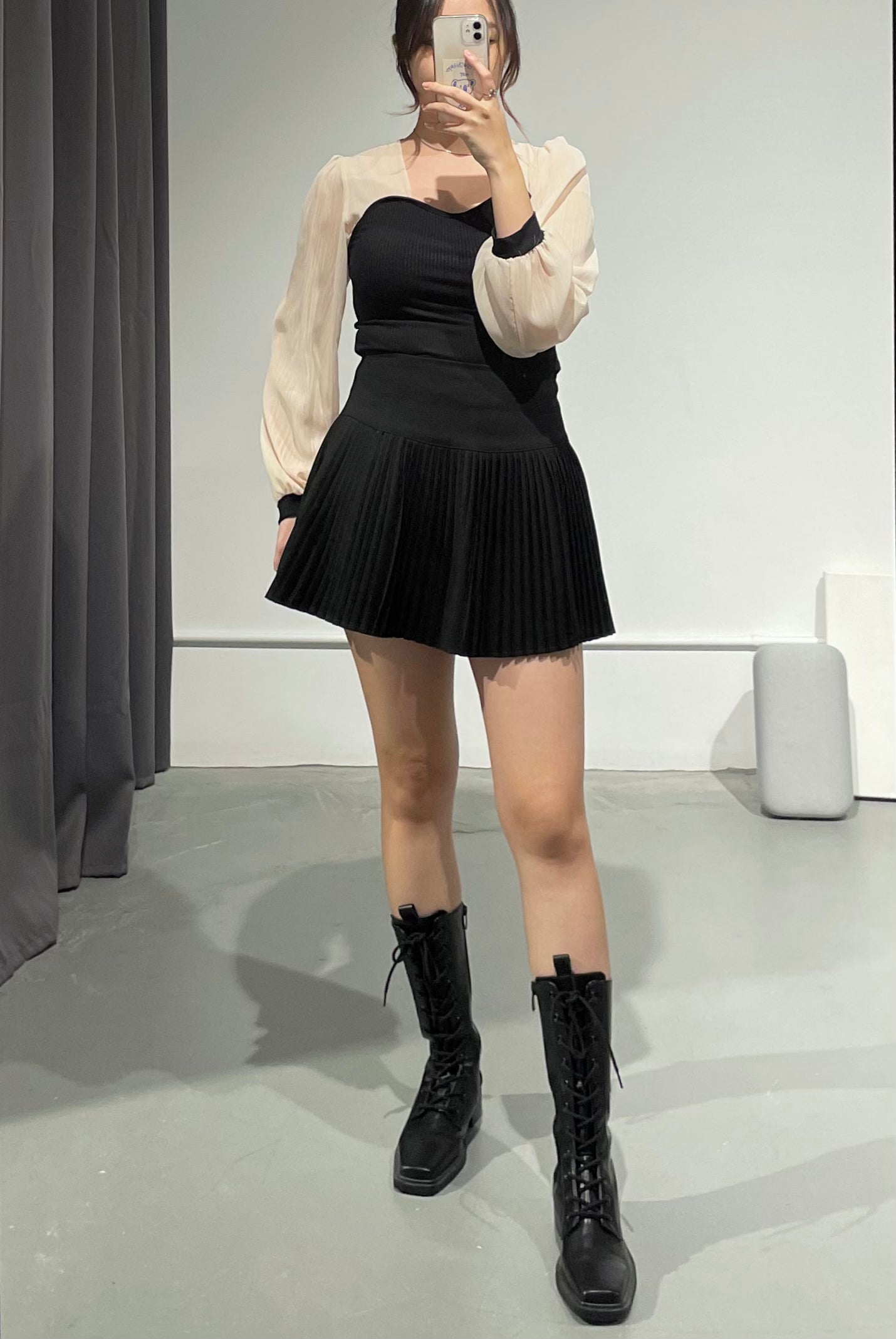 Mini Pleated Skirt