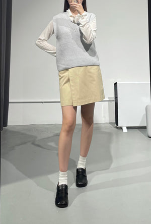 FirstRun Cotton Mini Skirt