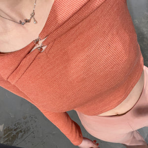 Butterfly Pearl Drop Necklace