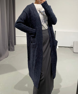 Greige Long Cardigan