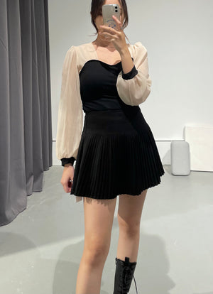 Mini Pleated Skirt