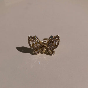 Mini Cubic Butterfly Hair Claw