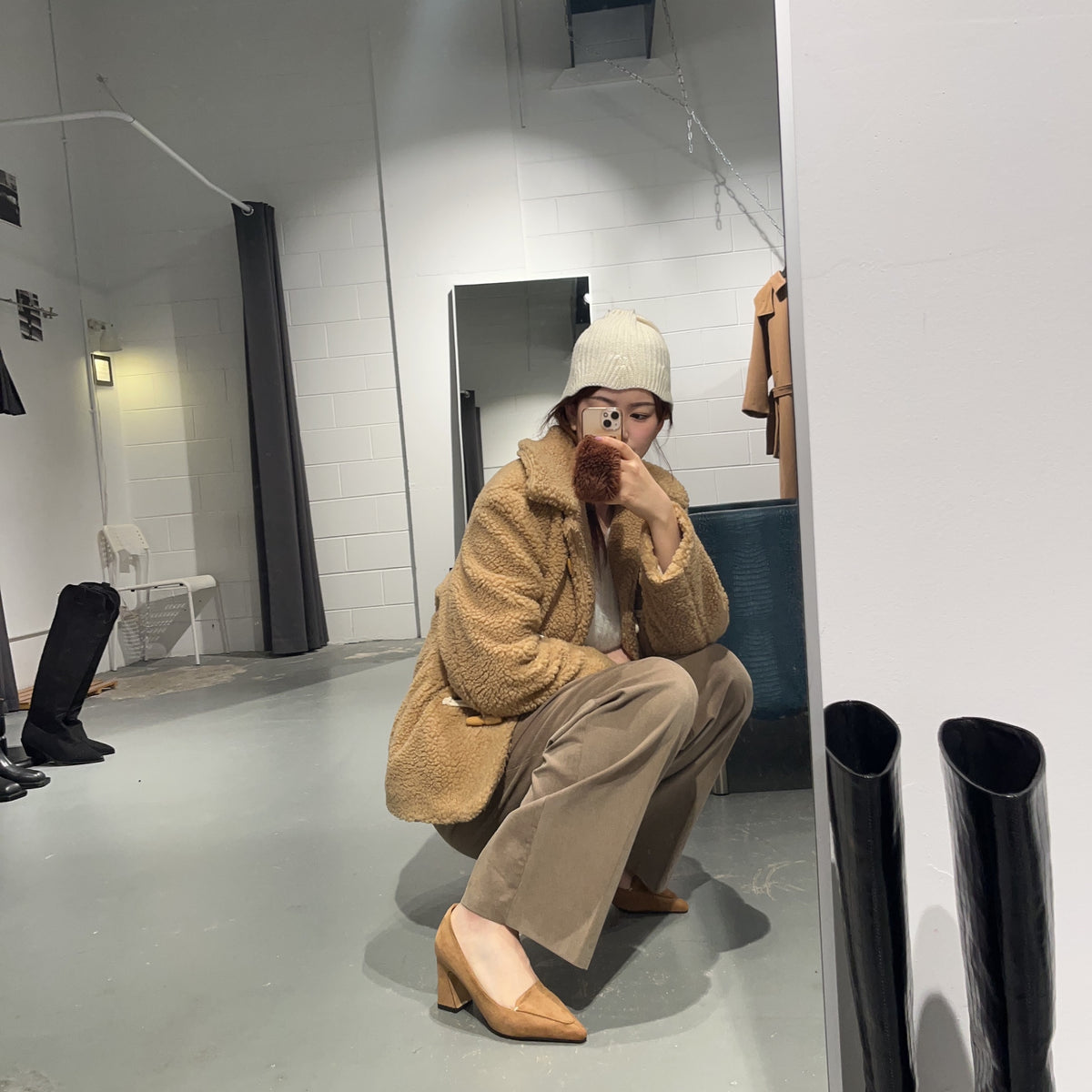 Pure Sherpa Jaket – Rococo Seoul